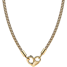 Pandora Halsketten Pandora Moments Studded Chain Necklace - Gold