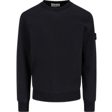 Stone Island Bekleidung Stone Island Garment Dyed Crewneck Sweatshirt - Black