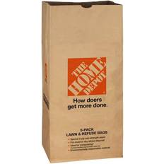Waste Disposal The Home Depot Paper Lawn and Leaf Bags 30gal