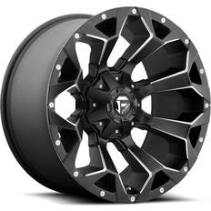 Fuel 20" - Black Car Rims Fuel Off-Road Assault D546 Wheel, 20x10 with 6 on 135/6 on 139.7 Bolt Pattern - Matte Black Milled - D54620009846