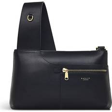 Bags Radley London Women's Leather Pockets Icon Small Ziptop Crossbody Black
