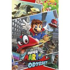 Close Up Super Mario Odyssey Collage Poster