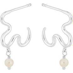 Pernille Corydon Ocean Dream Earrings - Silver/Pearls