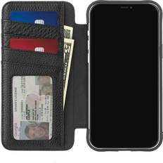 Apple iPhone 12 Pro Wallet Cases Case-Mate Tough Leather Wallet Folio Case for iPhone 12 and iPhone 12 Pro 5G Holds 4 Cards Cash 6.1 inch Black