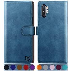 Wallet Cases SUANPOT Samsung Galaxy Note 10 Pro Wallet case Sky Blue, for Samsung Note 10 /10 Plus