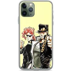 Mobile Phone Covers Phone Case Jojos Bizarre Adventure Jotaro and Kakyoin Compatible with iPhone 11 12 13 14 Pro Max Mini XR SE 2022 X Xs 6 7 8 Plus 14 Plus 4G Samsung S21 S22 Ultra Plus A12 A51 A71 5G