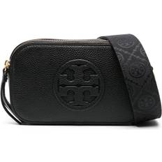 Tory Burch Handbags Tory Burch Mini Miller Double Zip Crossbody Bag - Black