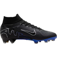 Men - Nike Mercurial Soccer Shoes Nike Zoom Mercurial Superfly 9 Pro FG - Black/Hyper Royal/Chrome