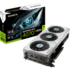 GeForce RTX 4070 Ti Super Grafikkarten Gigabyte GeForce RTX 4070Ti SUPER EAGLE OC ICE 1xHDMI 3xDP 16GB