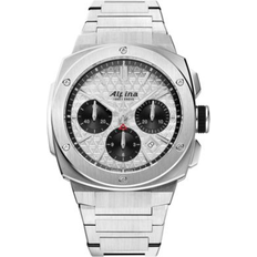 Alpina Watches Alpina Swiss Chronograph Bracelet 41mm Silver-tone