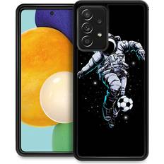 Mobile Phone Covers Goodsprout Compatible with Samsung Galaxy A52 Case,Soccer Space Astronaut for Boys Girls TPU Material Anti-Drop Scratch-Resistant Protective case for Samsung Galaxy A52 4G 5G A52S 5G 6.5 inch