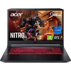 Acer Nitro 5 Gaming Laptop, 15.6 Inch FHD 144 Hz Display, Intel Core i7-11800H, NVIDIA GeForce RTX 3050 Ti, 8GB DDR4, 512GB SSD, Wi-Fi 6, Backlit Keyboard, Windows 11 Home, Bundle with JAWFOAL