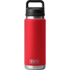 Dishwasher Safe Water Bottles Yeti Rambler with Chug Cap Rescue Red 26fl oz