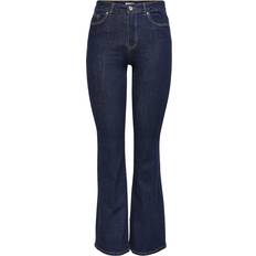 Dame Jeans Only Flared Fit High Waist Jeans - Blue/Dark Blue Denim