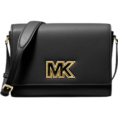 Michael Kors Messenger Bags Michael Kors Mimi Medium Leather Messenger Bag - Black