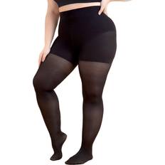 Support Pantyhose Shapermint Essentials Ultra Resistant Shaping Tights - Black