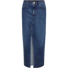 Slim Skjørt Pieces Jessie Denim Skirt - Medium Blue Denim