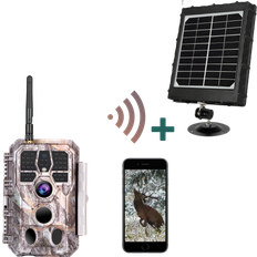 BlazeVideo Jagd BlazeVideo Bundle Wildlife Hunting Camera A280W and Solar Panel Kits