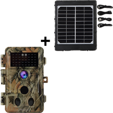 BlazeVideo Jagd BlazeVideo Bundle Wildlife Hunting Camera A262 + Solar Panel Kits 8000mAh