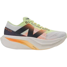New Balance Women Running Shoes New Balance FuelCell SuperComp Elite v4 W - White/Bleached Lime Glo/Hot Mango