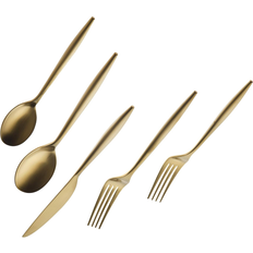 Godinger Milano Matte Gold Cutlery Set 20