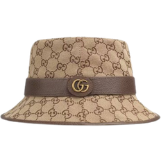 Cotton Headgear Gucci GG Canvas Hat - Beige/Brown