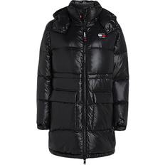 Damen - Winterjacken Tommy Hilfiger Recycled Down Midi Alaska Puffer Jacket - Black