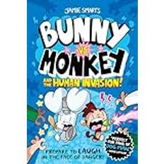Danish Books Bunny Vs. Monkey and the Human Invasion (Geheftet)