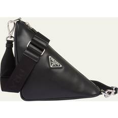 Prada Bags Prada Men's Leather Triangle Crossbody Bag