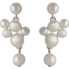 Pernille Corydon Treasure Earrings - Silver/Pearls