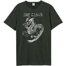 Amplified unisex adult dragon the clash t-shirt charcoal Grau Charcoal