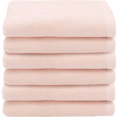 Textiles Authentic Hotel and Spa Ediree Fingertip Bath Towel Pink (45.7x27.9)