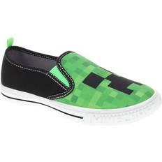 Character Boys Minecraft Slip-On Shoe, Medium, Green Green