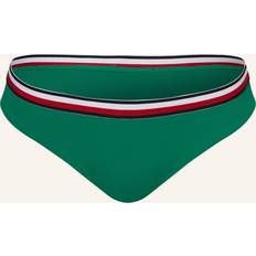 Bikinihosen Tommy Hilfiger Global Stripe Ribbed Hipster Bikini Bottoms - Olympic Green