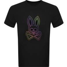 Psycho Bunny Tops Psycho Bunny Men's Colton Flocking Graphic Tee - Black
