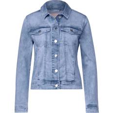 Blau Jacketts Street One Blazer QR Denim-Jacket,bleach bunt