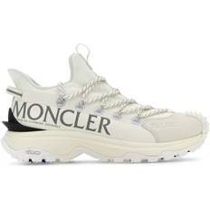 Moncler Damen Sneakers Moncler White Fabric And Rubber Trailgrip Lite2 Sneakers