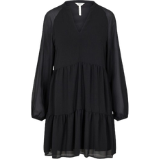 Løstsittende Kjoler Object Mila Gia Mini Dress - Black