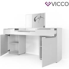 VICCO LED Lilli White Schminktisch 39x190cm