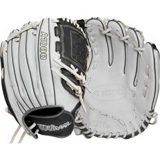 Baseball-Ball Wilson 12" P12 A1000 Series Fastpitch Glove 2024, Grey/Black