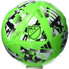 Adidas Soccer adidas Unisex-Adult MLS Club Soccer Ball, Solar Green/Black/White