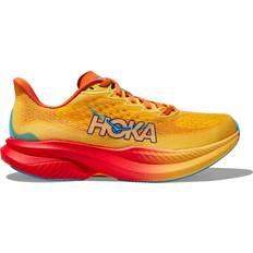 Yellow Sport Shoes Hoka Mach 6 W - Poppy/Squash