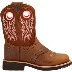 Ariat Kid's Fatbaby Cowgirl Western Boot - Powder Brown
