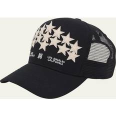 Amiri Accessories Amiri Men's Leather Star Trucker Hat