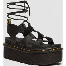 Shoes Dr. Martens Nartilla Athena Leather Gladiator Platform Sandals Black