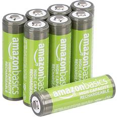 Amazon Basics Ni-MH AA Rechargeable Batteries 2400mAh Compatible 8-pack