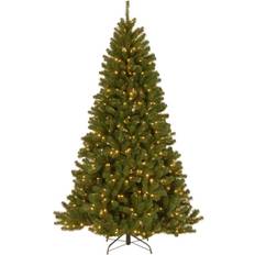 National Tree Company Christmas Trees National Tree Company North Valley Spruce Hinged Artificial Green Christmas Tree 84"