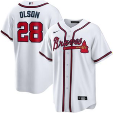 Sports Fan Apparel Nike Men's Matt Olson White Atlanta Braves Home Replica Player Jersey White