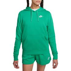 Nike Women's Sportswear Club Fleece Pullover Hoodie - Stadium Green/White