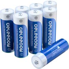 Deleepow AA Rechargeable Batteries 3300mAh 8-pack